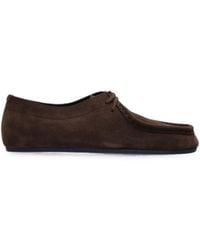Jil Sander - Hood Suede Lace-Up Shoes - Lyst