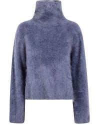 Lisa Yang - The Floren High-Neck Brushed Sweater - Lyst