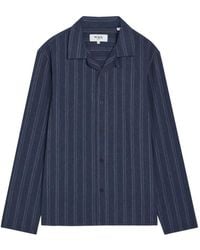Wax London - Vertical-Stripe Long-Sleeve Shirt - Lyst