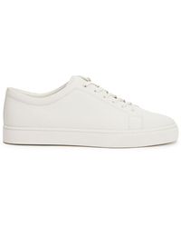 12 STOREEZ - Grained-leather Low-top Sneakers - Lyst
