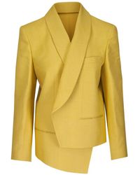Michael Kors - Palomino Asymmetric Shawl-Lapel Jacket - Lyst