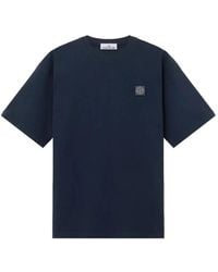 Stone Island - T-Shirt 2100030 En Jersey De Coton Biologique - Lyst