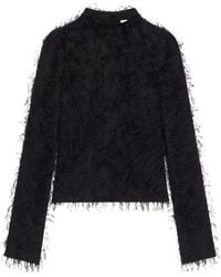 Courreges - フェザートリム ロングスリーブトップ - Lyst
