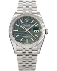 Rolex 2022 Ongedragen Datejust Horloge - Grijs