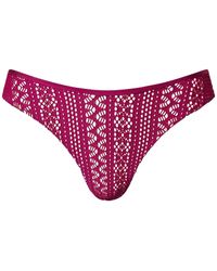 Twinset - Brazilian-Bikinihöschen Mit Spitze - Lyst