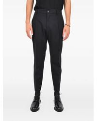 Low Brand - Pleated Tailored Trousers - Lyst