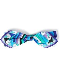 PUCCI - Cotton Headband With Bow - Lyst