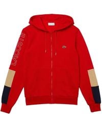 Lacoste - Zip-Up Hoodie - Lyst