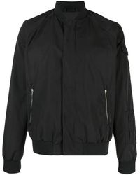 Herno - Bomberjacke Mit Logo-Patch - Lyst
