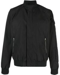 Herno - Logo-Patch Bomber Jacket - Lyst
