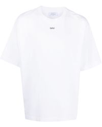 Off-White c/o Virgil Abloh - Crew Neck T -shirt Met Off -print - Lyst