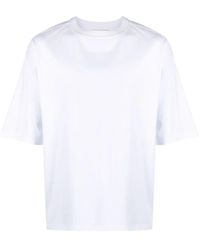 Lanvin - Logo-Print Cotton T-Shirt - Lyst