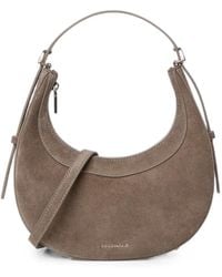 Coccinelle - Mini Whisper Suede Crescent Tote Bag - Lyst