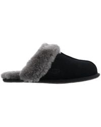 UGG - Mules Scuffette Ii En Cuir Doublées De Peau Lainée - Lyst