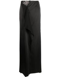 Gemy Maalouf - Sequin-Embellished Satin Maxi Skirt - Lyst