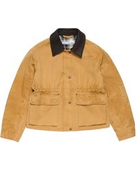 Acne Studios - Veste À Col À Lien De Resserrage - Lyst