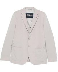 Herno - Buttoned Textured Blazer - Lyst