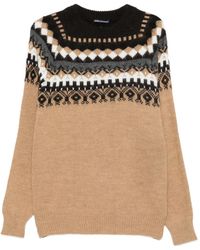 Daniele Alessandrini - Fair Isle-Knit Sweater - Lyst