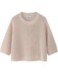 LU REN - Open-Knit Sweater - Lyst