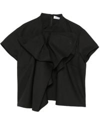 Viktor & Rolf - Bow-Detail Volant Blouse - Lyst