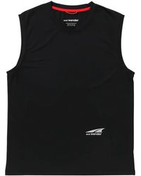 and wander - Camiseta Con Logo Estampado - Lyst