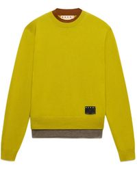 Marni - Cashmere Jumper With Layered Effect - Lyst