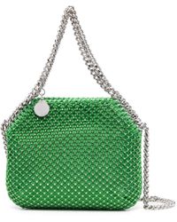 Stella McCartney - Mini Falabella Crystal-embellished Tote Bag - Lyst