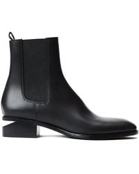 Alexander Wang ☆ブラック レザー Terrain Moto ブーツ Alexander Wang Black Terrain Leather Moto Boots | Lyst