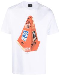 PS by Paul Smith - Cone Graphic-print T-shirt - Lyst