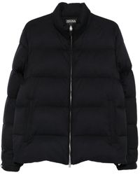 ZEGNA - Quilted Padded Jacket - Lyst