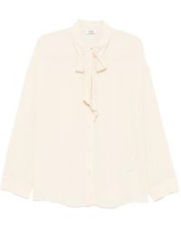 Liu Jo - Pussy-Bow Long-Sleeve Shirt - Lyst
