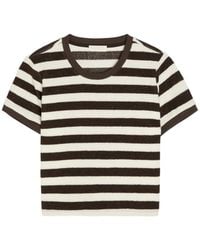 Suzie Kondi - Carpi Striped Terry-Cloth T-Shirt - Lyst