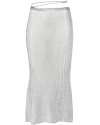 Jacquemus - The Brilho Lurex Midi Skirt - Lyst