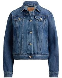 Ralph Lauren - Cotton-Denim Trucker Jacket - Lyst