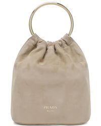 Prada - Ring-Handle Bucket Bag - Lyst