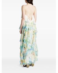 knee length dresses for ladies Adelia Ruffle Midi Dress | Light Sky Blue main image 1