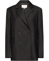 Loulou de Saison - Double-Breasted Notched Lapels Blazer - Lyst