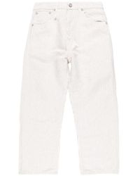 R13 - X Boyfriend Pinstripe-Pattern Five-Pocket Boyfriend Jeans - Lyst