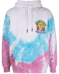 Market Air Transit Puff Tie-dyed Drawstring Hoodie in Black for