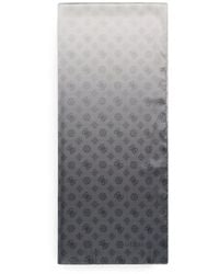 Guess - Monogram-Print Gradient-Effect Scarf - Lyst