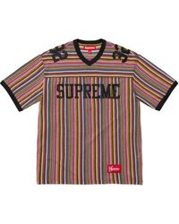 Supreme - Open Knit Football T-Shirt - Lyst