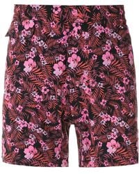 Amir Slama - Floral Tactel Swim Shorts - Lyst