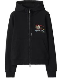 Burberry - Equestrian-Knight Zip Hoodie - Lyst