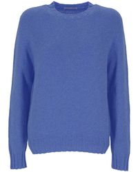 Oliver Lattughi - Ribbed-Trim Cashmere Sweater - Lyst