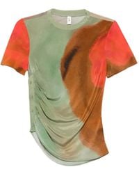 SIR. - Top estampado con botones - Lyst