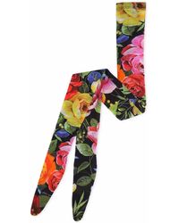 Femme Vêtements Chaussettes & Bas Collant à imprimé jardin Dolce & Gabbana 