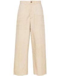 Golden Goose - Tapered-Leg Cotton Trousers - Lyst