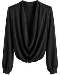 Yigal Azrouël - Victoria Cowl-Neck Blouse - Lyst