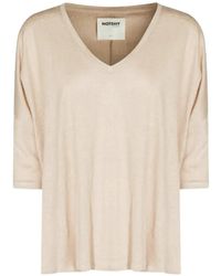 Not Shy - Emilie V-Neck T-Shirt - Lyst