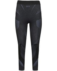 Off-White c/o Virgil Abloh - Logo-Print Leggings - Lyst